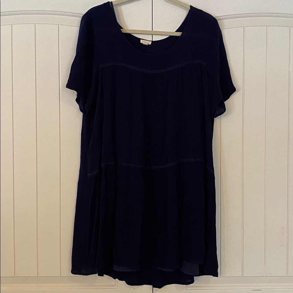 Wild Pearl Deep Blue Boho Dress